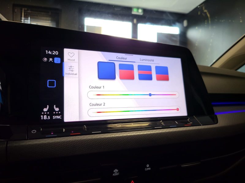 VOLKSWAGEN GOLF VIII 1.0 eTSI 110cvACTIVE /VIRTUAL COCKPIT+VOLANT CHAUFFANT+SIEGE CHAUFFANT/