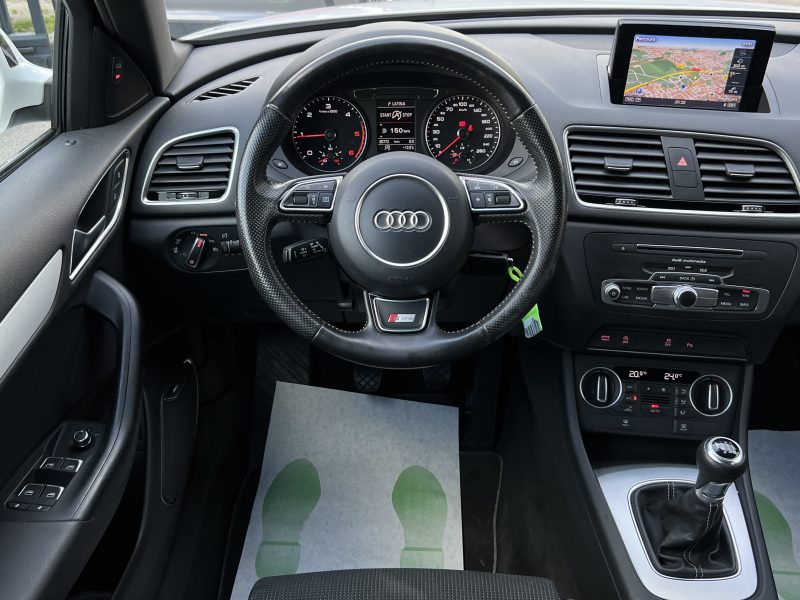 AUDI Q3 PHASE 2 S-LINE 2.0 TDI 150 PREMIERE MAIN / TOIT OUVRANT ATTELAGE 80 700 Kms - GARANTIE 1 AN
