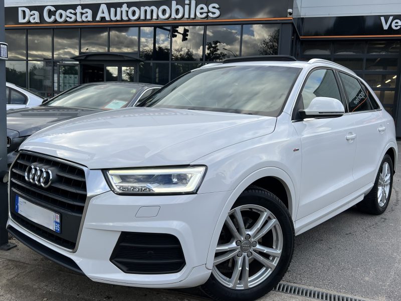 AUDI Q3 PHASE 2 S-LINE 2.0 TDI 150 PREMIERE MAIN / TOIT OUVRANT ATTELAGE 80 700 Kms - GARANTIE 1 AN