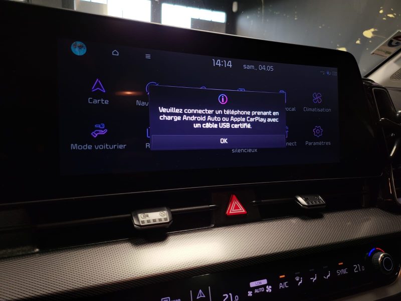 KIA SPORTAGE 1.6 T-GDi 230cv DESIGN / SIÈGES CHAUFFANTS+CARPLAY+CAMÉRA DE RECUL+ENTRETIEN COMPLET KI