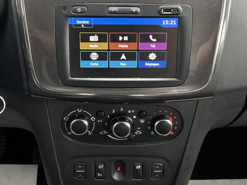 DACIA SANDERO II PHASE 2 STEPWAY 0.9 TCE 90 APPLE CARPLAY GPS BLUETOOTH CRIT AIR 1 - GARANTIE 1 AN