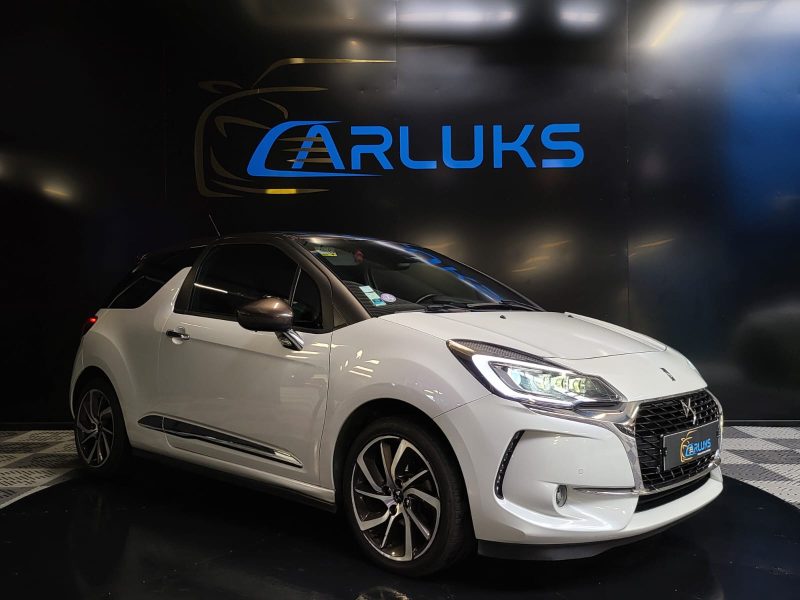 DS DS3 1.2 110cv EAT6 SPORT CHIC MOTEUR NEUF / CARPLAY / CAMERA / BLANC NACRE / SUIVI COMPLET