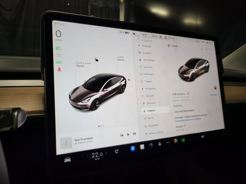 TESLA MODEL 3 DUAL MOTOR LONG RANGE TRACTION INTEGRALE /VOLANT CHAUFFANT+AUTOPILOT/
