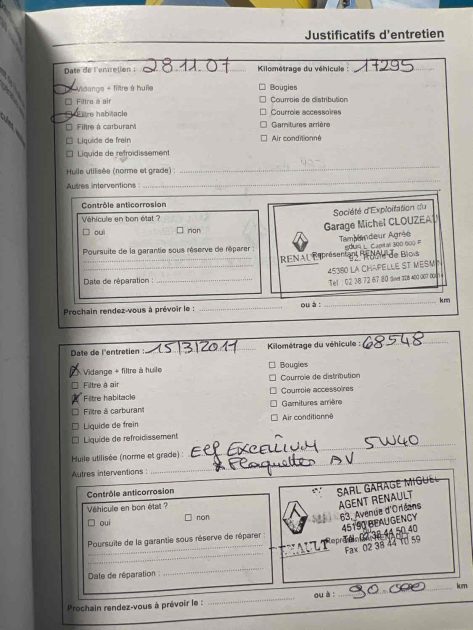 RENAULT CLIO III 2006 véhicule, vendu en état, sans garantie, sans contrôle 