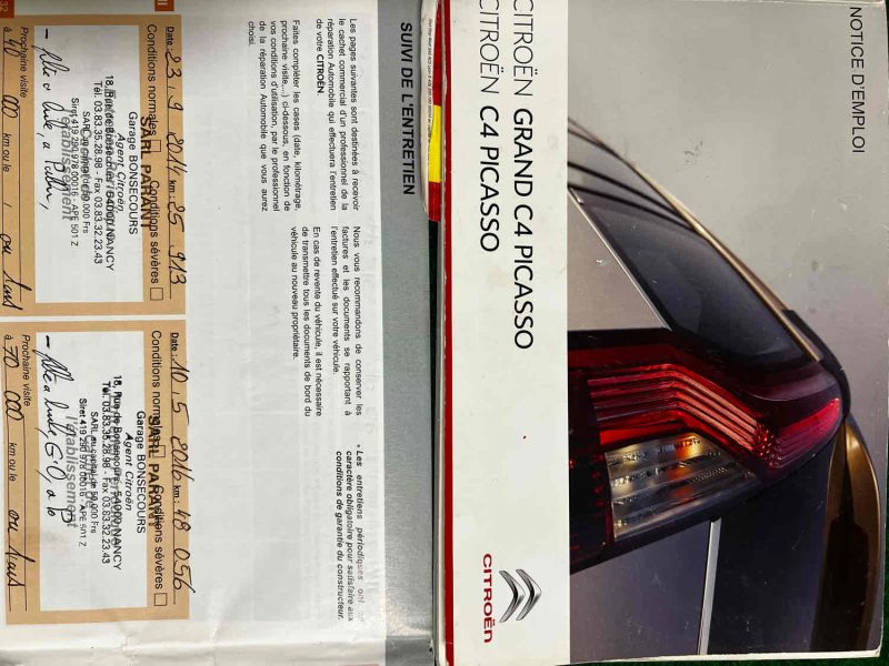 CITROEN C4 PICASSO I Monospace 2012