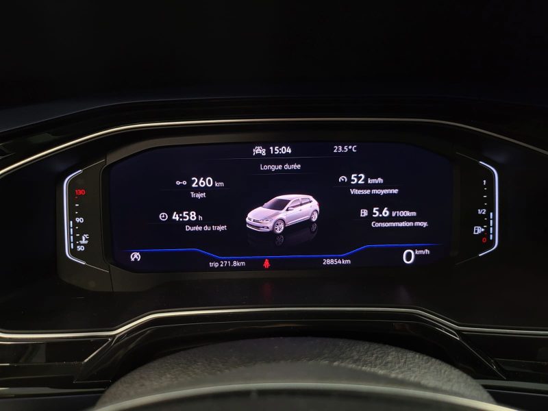 VOLKSWAGEN POLO VI 1.0 TSI 95cv LOUNGE / CARPLAY+VIRTUAL COCKPIT+RADAR DE RECUL+1ÈRE MAIN+ENTRETIEN 