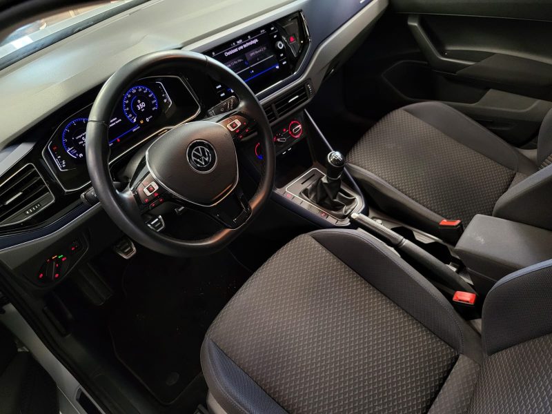 VOLKSWAGEN POLO VI 1.0 TSI 95cv LOUNGE / CARPLAY+VIRTUAL COCKPIT+RADAR DE RECUL+1ÈRE MAIN+ENTRETIEN 