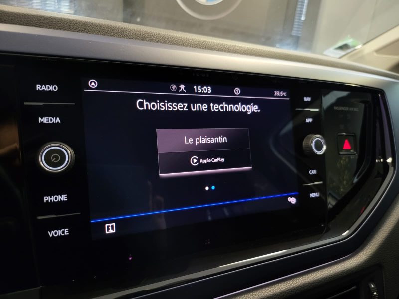 VOLKSWAGEN POLO VI 1.0 TSI 95cv LOUNGE / CARPLAY+VIRTUAL COCKPIT+RADAR DE RECUL+1ÈRE MAIN+ENTRETIEN 