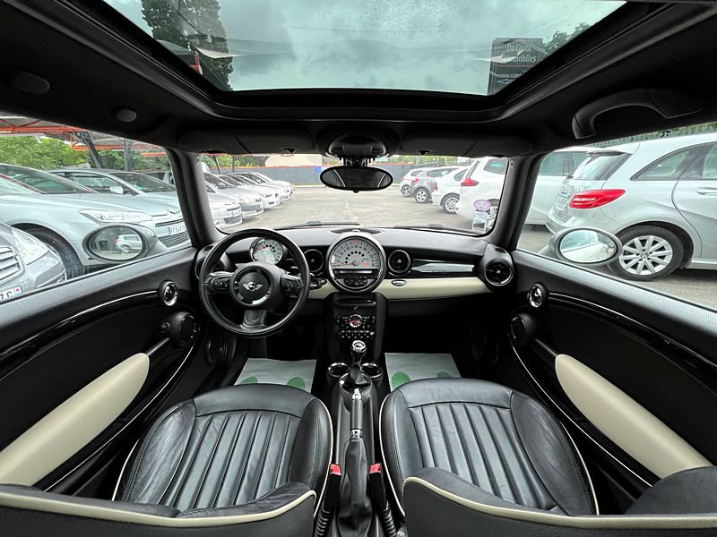 MINI MINI COOPER R56 II PHASE 2 CHILI 1.6 122 1ERE MAIN TOIT OUVRANT CUIR CRIT AIR 1 - Garantie 1 an