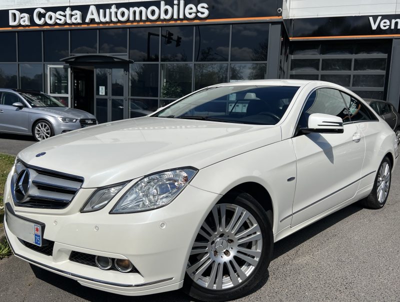 MERCEDES CLASSE E COUPE IV 200 CGI 1.8 BLUEEFFICIENCY 184 BLUETOOTH GPS CRIT AIR 1 - GARANTIE 1 AN