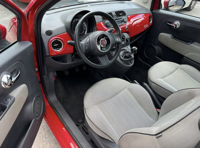 FIAT 500 II LOUNGE 1.2 69 Cv TOIT PANORAMIQUE / BLUETOOTH CRIT AIR 1 - GARANTIE 1 AN