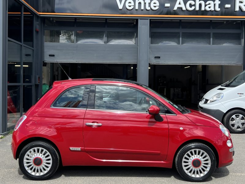 FIAT 500 II LOUNGE 1.2 69 Cv TOIT PANORAMIQUE / BLUETOOTH CRIT AIR 1 - GARANTIE 1 AN