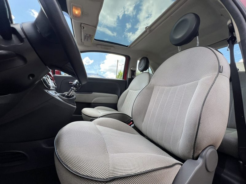 FIAT 500 II LOUNGE 1.2 69 Cv TOIT PANORAMIQUE / BLUETOOTH CRIT AIR 1 - GARANTIE 1 AN