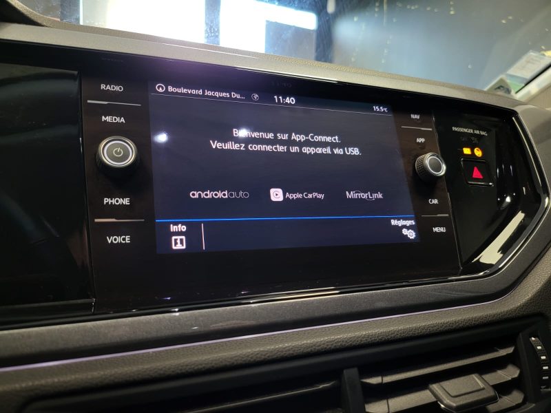 VOLKSWAGEN POLO VI 1.0 TSI 115cv DSG7 CARAT / SIÈGES CHAUFFANTS+CARPLAY+CAMÉRA DE RECUL+VIRTUAL COCK