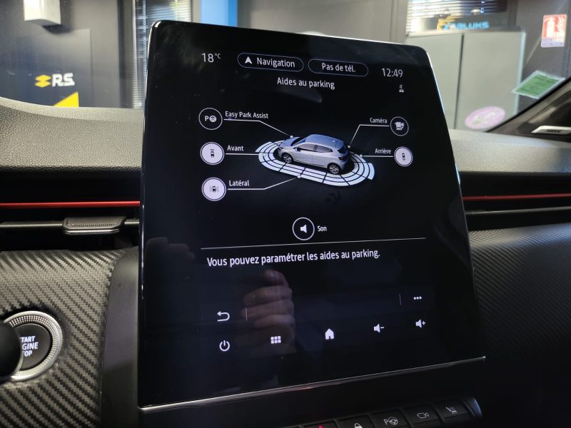 RENAULT CLIO V 1.6 E-TECH 140cv RS LINE / CARPLAY / ECLAIRAGE D'AMBIANCE / CAMERA / SUIVI RENAULT