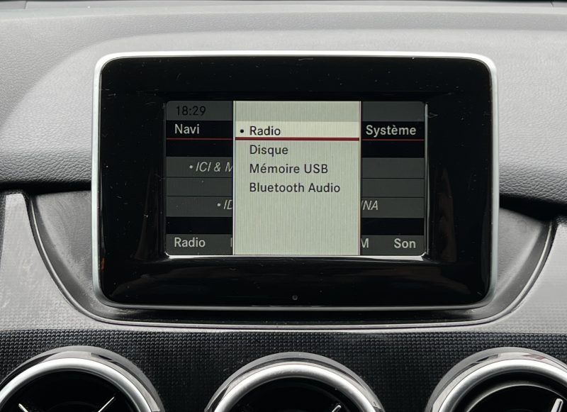 MERCEDES CLASSE B II 180 CDI 110 Cv BOITE AUTOMATIQUE 7 / CAMERA RECUL BLUETOOTH GPS - GARANTIE 1 AN