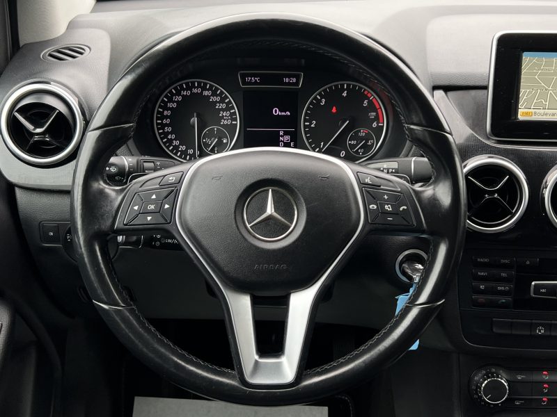 MERCEDES CLASSE B II 180 CDI 110 Cv BOITE AUTOMATIQUE 7 / CAMERA RECUL BLUETOOTH GPS - GARANTIE 1 AN