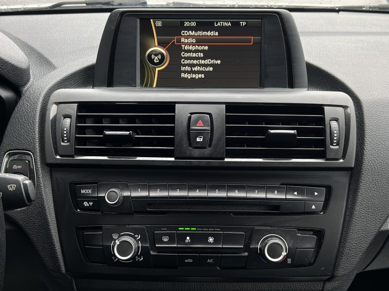BMW SERIE 1 F20 114D 1.6 95 Cv 5 PORTES / BLUETOOTH REGULATEUR CRIT AIR 2 - GARANTIE 1 AN