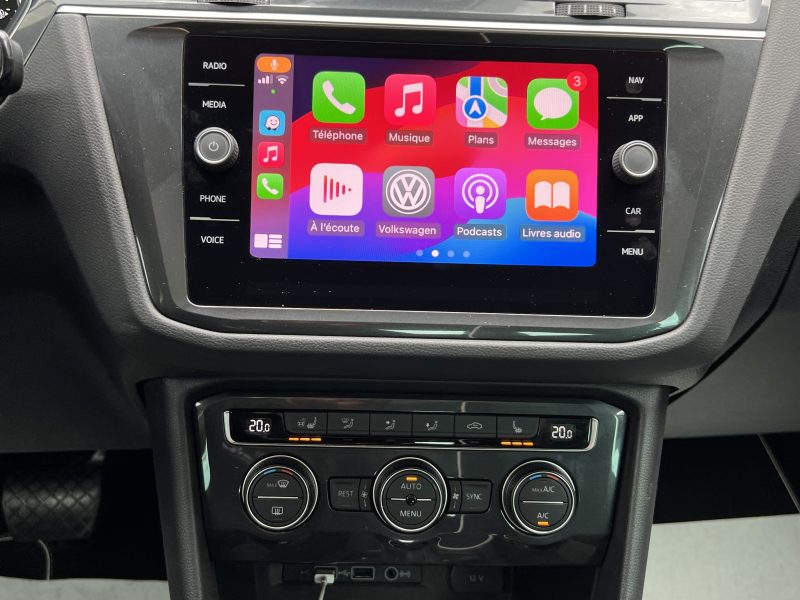 VOLKSWAGEN TIGUAN II CARAT 1.5 TSI 150 PREMIERE MAIN APPLE & ANDROID TOIT OUVRANT - GARANTIE 1 AN