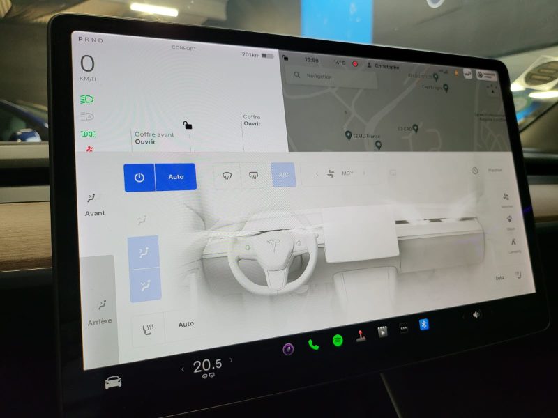 TESLA Model 3 LONG RANGE AWD 351cv /FSD+SIEGE CHAUFFANT AV+AR +AUTOPILOT/