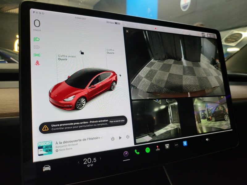 TESLA Model 3 LONG RANGE AWD 351cv /FSD+SIEGE CHAUFFANT AV+AR +AUTOPILOT/
