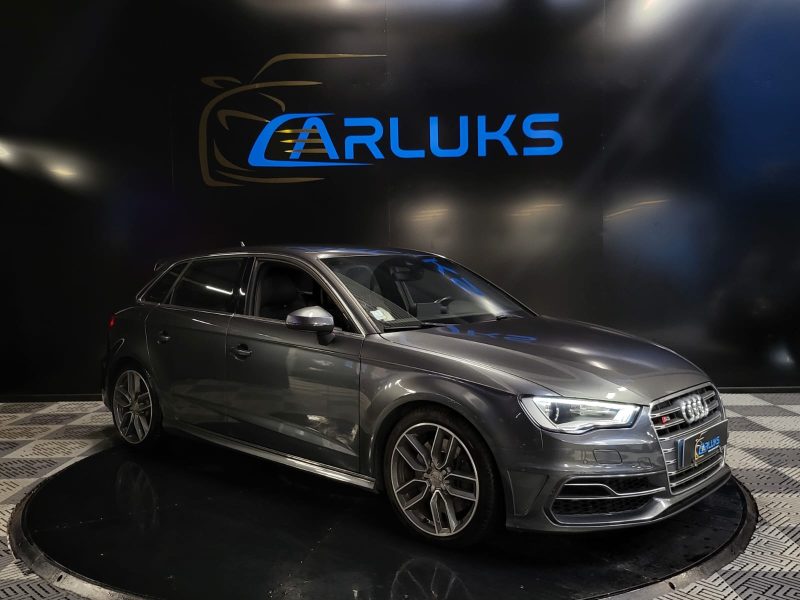AUDI S3 QUATTRO 300cv S-STRONIC 7 /CAMERA DE RECUL+SUIVI COMPLET AUDI+VOLANT MEPLAT /