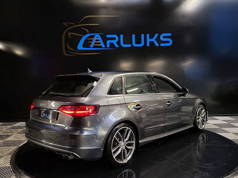 AUDI S3 QUATTRO 300cv S-STRONIC 7 /CAMERA DE RECUL+SUIVI COMPLET AUDI+VOLANT MEPLAT /
