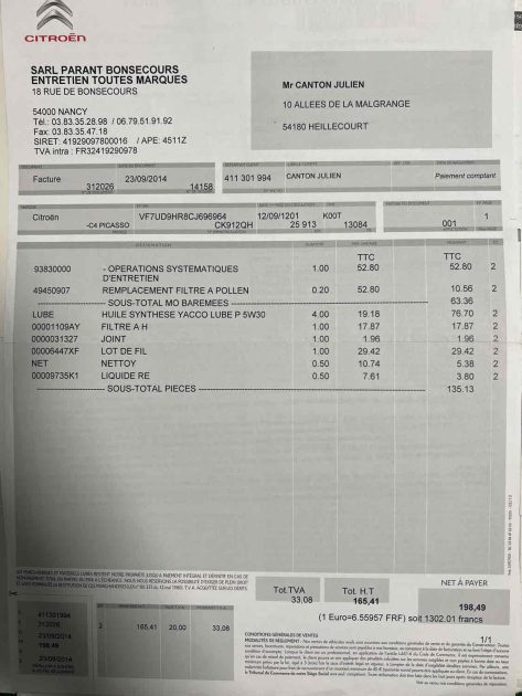 Citroën C4 Picasso 1.6 E-HDI 110 AIRDREAM MILLENIUM 