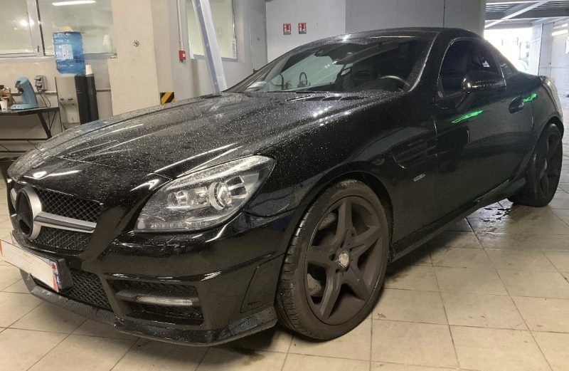 MERCEDES SLK III 200 EDITION 1 CABRIOLET 1.8 BlueEFFICIENCY 184 BOITE AUTO GPS CUIR - GARANTIE 1 AN