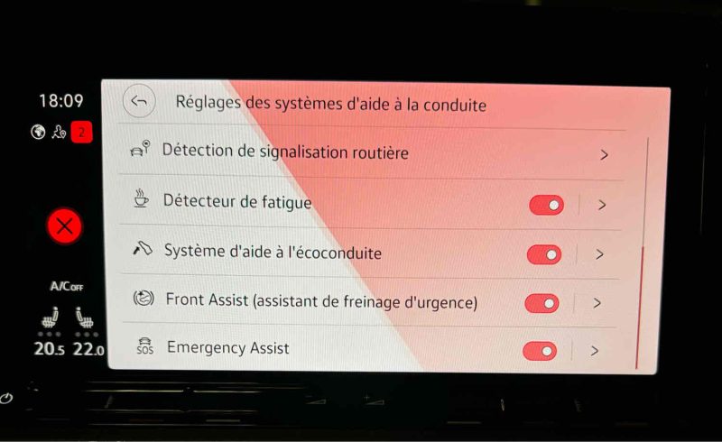 VW GOLF VIII 2022 300CH ORIGINE FRANCE 