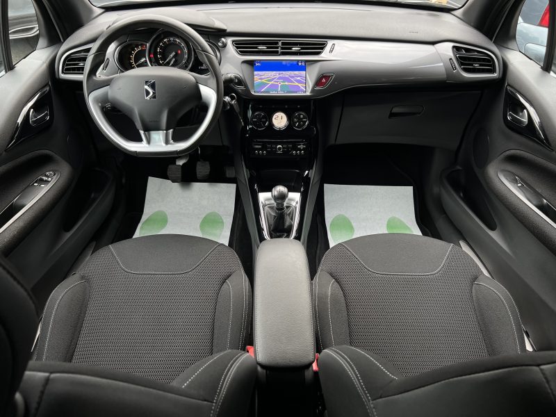 CITROEN DS3 PHASE 2 CHIC 1.2 110 PREMIERE MAIN GPS CAMERA RECUL BLUETOOTH CRIT AIR 1 - GARANTE 1 AN