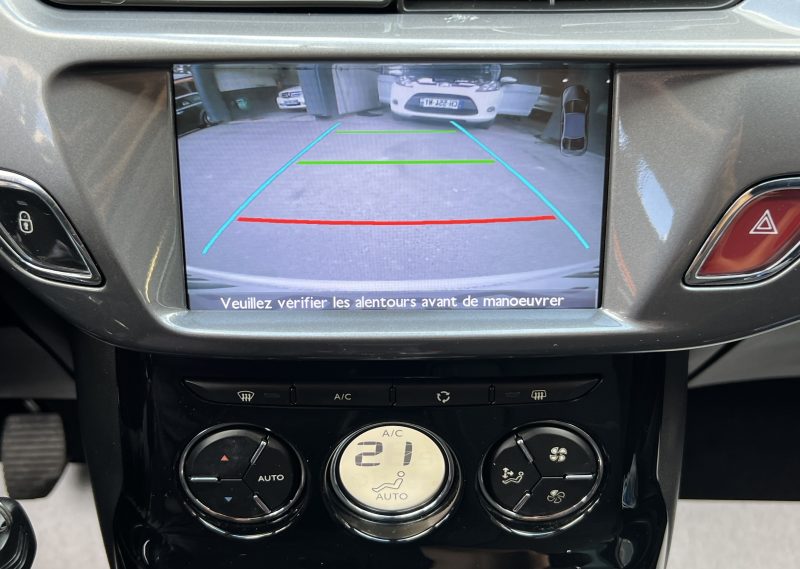CITROEN DS3 PHASE 2 CHIC 1.2 110 PREMIERE MAIN GPS CAMERA RECUL BLUETOOTH CRIT AIR 1 - GARANTE 1 AN