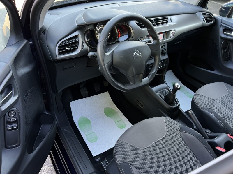 CITROEN C3 II PHASE 1.0 68 PREMIERE MAIN / CLIMATISATION REGULATEUR USB CRIT AIR 1 - GARANTIE 1 AN