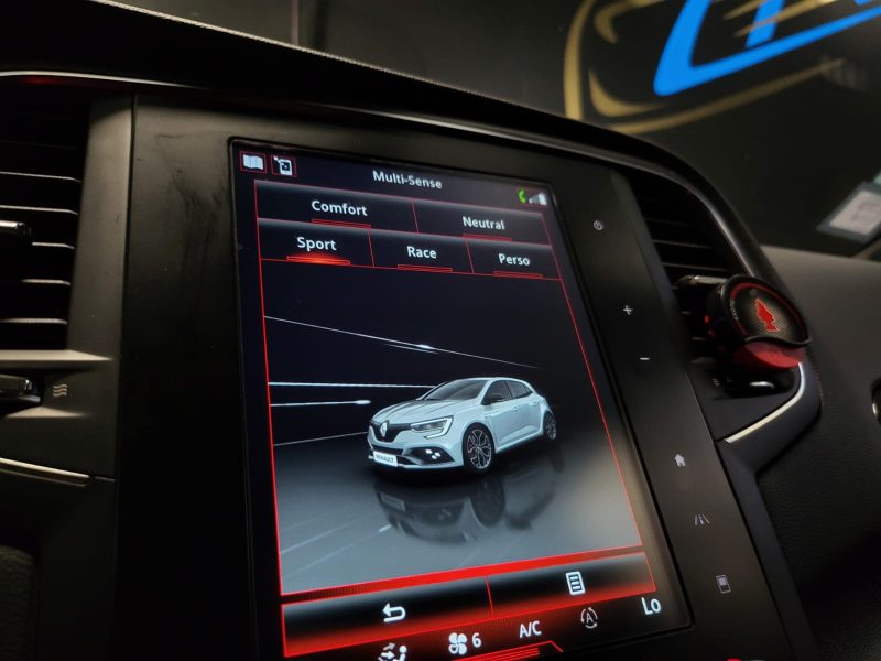 RENAULT MEGANE IV RS 280cv 1.8 EDC SUIVI COMPLET RENAULT / RS MONITOR / BVA6 / SIEGES CHAUFFANTS / L