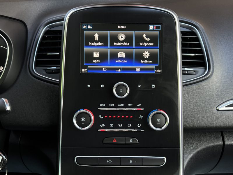 RENAULT SCENIC 4 IV 1.3 TCE 115 Cv 1ERE MAIN APPLE CARPLAY GPS 20 600 Kms CRIT AIR 1 - Garantie 1 an