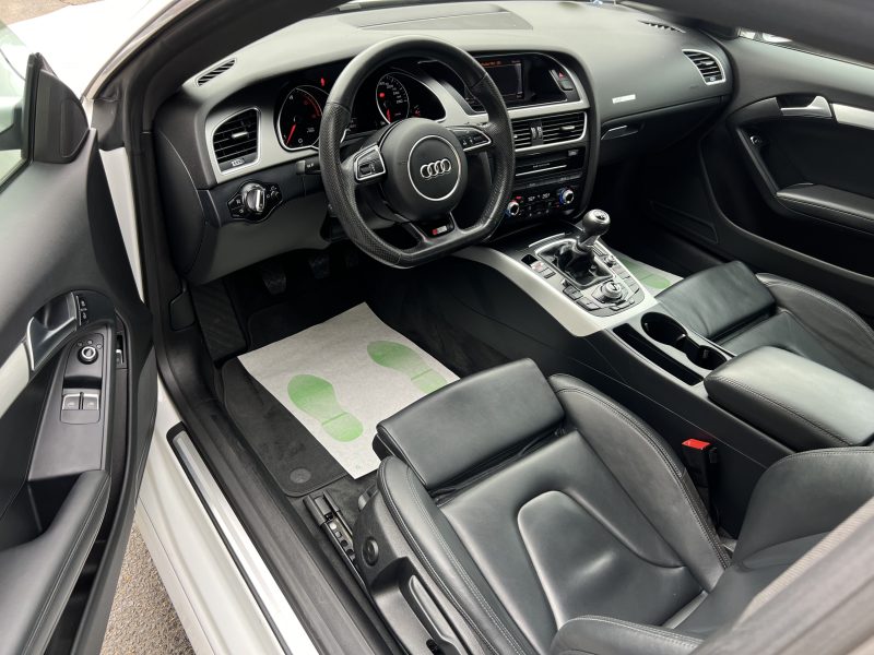 AUDI A5 COUPE PHASE 2 S-LINE 2.0 TDI 190 TOIT OUVRANT CUIR 51 200 Kms ORIGINE FRANCE - GARANTIE 1 AN