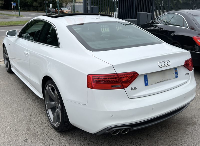 AUDI A5 COUPE PHASE 2 S-LINE 2.0 TDI 190 TOIT OUVRANT CUIR 51 200 Kms ORIGINE FRANCE - GARANTIE 1 AN