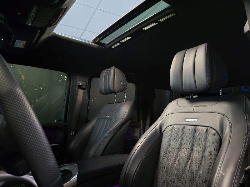 MERCEDES CLASSE G 63 AMG PACK BLACK MANUFACTUR/V8 BI TURBO 585cv BVA9ITOIT OUVRANT/SIEGES VENTILES+C