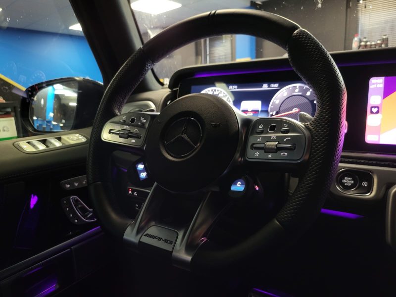 MERCEDES CLASSE G 63 AMG PACK BLACK MANUFACTUR/V8 BI TURBO 585cv BVA9ITOIT OUVRANT/SIEGES VENTILES+C