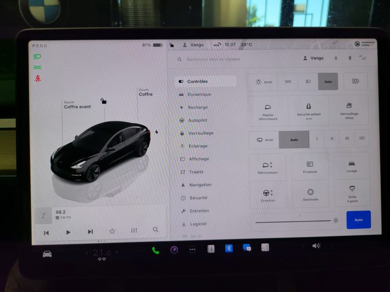 TESLA MODEL 3 STANDARD RANGE PLUS 283cv / 1ERE MAIN / CAMERA 360° /