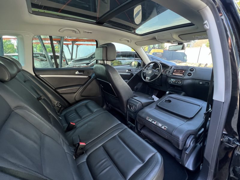 VOLKSWAGEN TIGUAN PHASE 2 CARAT 1.4 TSI 160 BOITE AUTO TOIT OUVRANT CUIR CRIT AIR 1 - GARANTIE 1 AN