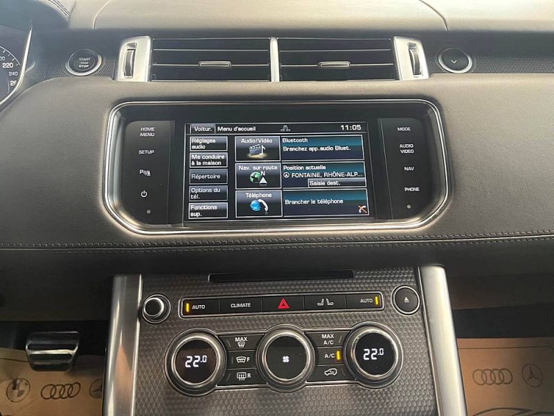 LAND ROVER RANGE ROVER SPORT II 1ERE MAIN SVR 5.0 V8 550ch SUPERCHARGED FULL GARANTIE 24 MOIS