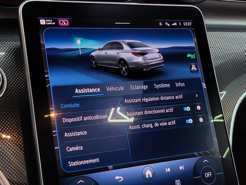 MERCEDES-BENZ CLASSE C 220d 200cv AMG Line Boîte Auto 9G-Tronic