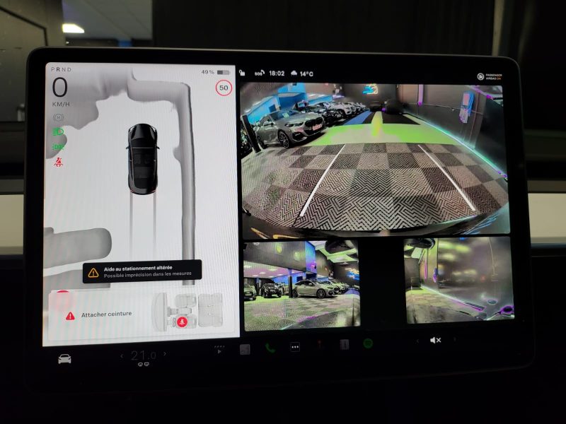 TESLA MODEL 3 275cv STANDARD RANGE PLUS / 1ERE MAIN+AUTOPILOT+SIEGES ELECTRIQUES+VOLANT CHAUFFANT+CA