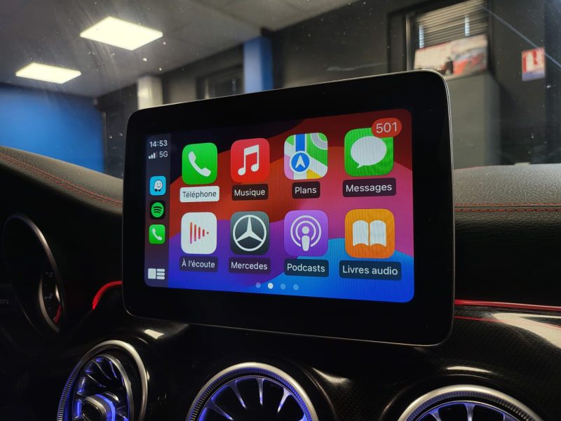 MERCEDES CLA 45 AMG 4MATIC 381cv / ENTRETIEN COMPLET MERCEDES / TOIT OUVRANT / CARPLAY / SIEGES F1  