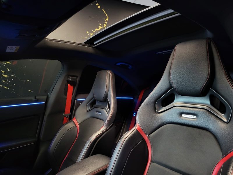 MERCEDES CLA 45 AMG 4MATIC 381cv / ENTRETIEN COMPLET MERCEDES / TOIT OUVRANT / CARPLAY / SIEGES F1  