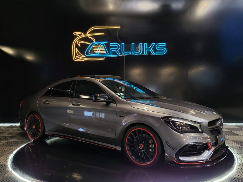 MERCEDES CLA 45 AMG 4MATIC 381cv / ENTRETIEN COMPLET MERCEDES / TOIT OUVRANT / CARPLAY / SIEGES F1  