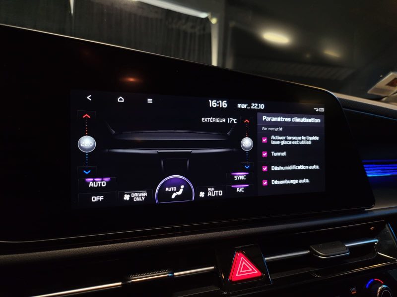 KIA NIRO PREMIUM 1.6 GDI 141cv HYBRID 105cv BVA ENTRETIEN COMPLET KIA / CAMERA DE RECUL / SIEGES CHA