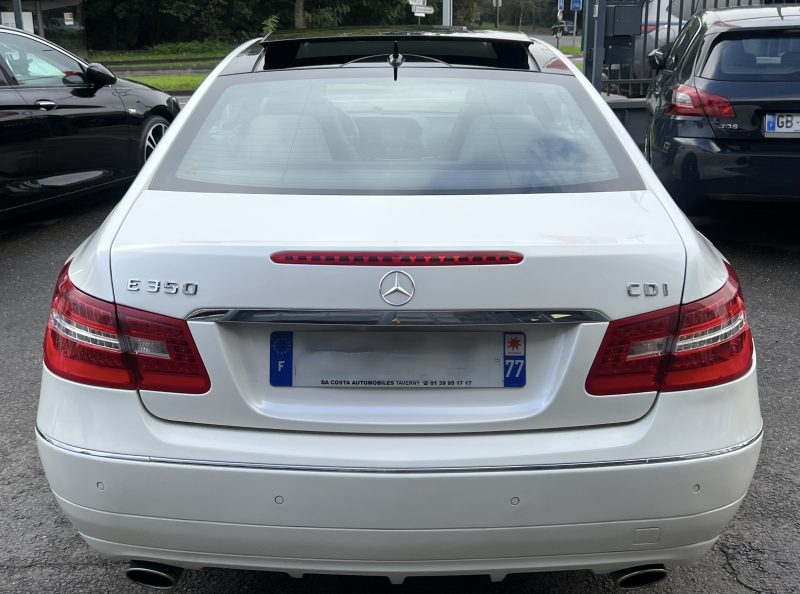 MERCEDES CLASSE E COUPE 4 IV 350 CDI 3.0 V6 231 Cv BVA7 TOIT OUVRANT CUIR GPS - GARANTIE 1 AN