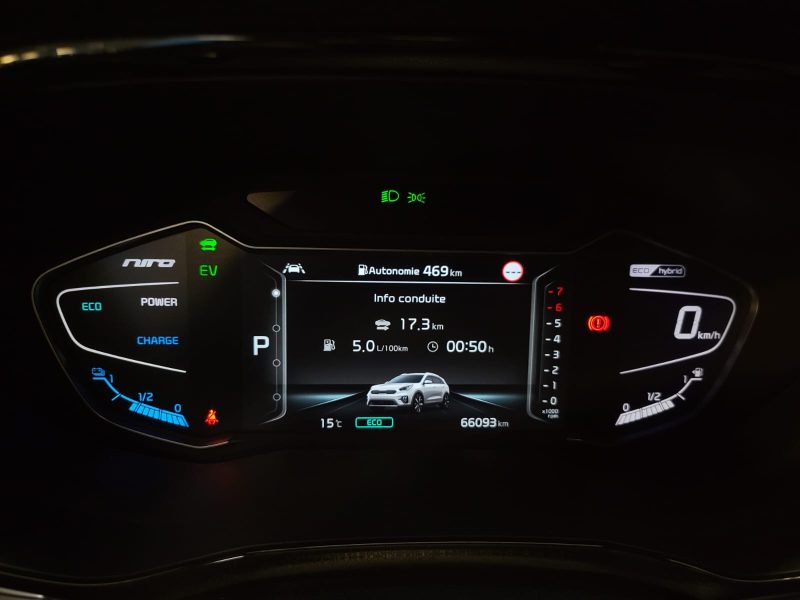 KIA NIRO 1.6 GDi 141cv PREMIUM / 1ERE MAIN+SUIVI COMPLET KIA+SIEGE ELECTRIQUE+CAMERA DE RECUL+CARPLA